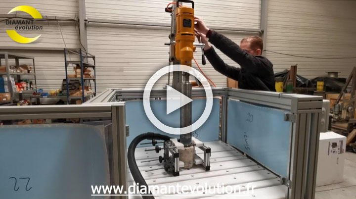 Table carottage pour carotte